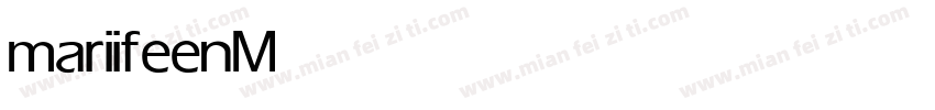 mariifeen Medium字体转换